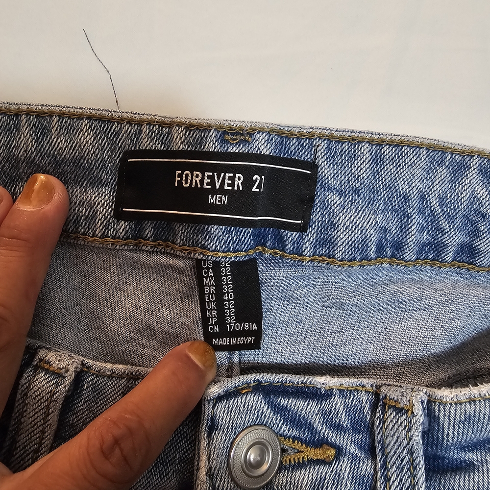 Forever 21 Men's Blue Slim Jeans